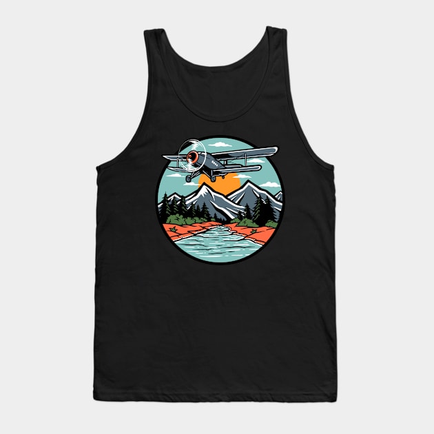 Biplane club Tank Top by cithu09